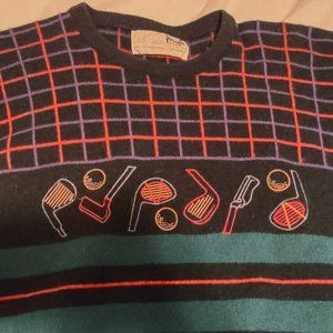 Vintage Pringle Scotland Wool Golf Sweater size medium